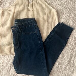 Wild Fable Dark Blue Ankle Jeans